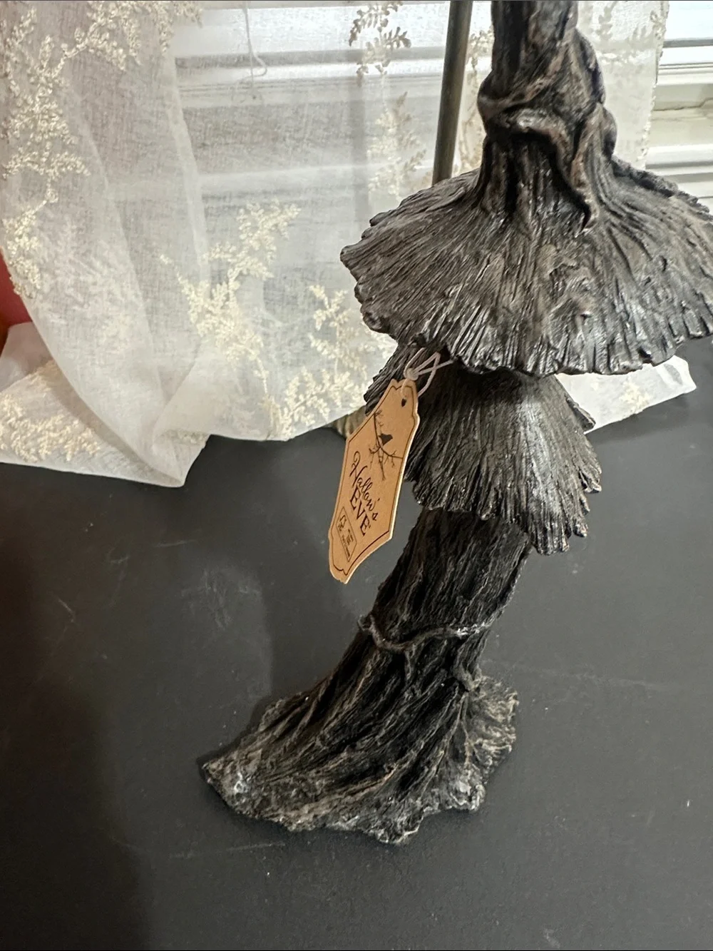 Hallow’s Eve Halloween tree witch decor